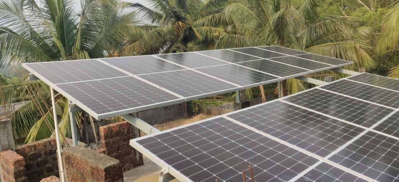Solar Rooftop System Installation Done by SunStar Solar Solutions, Mangalore