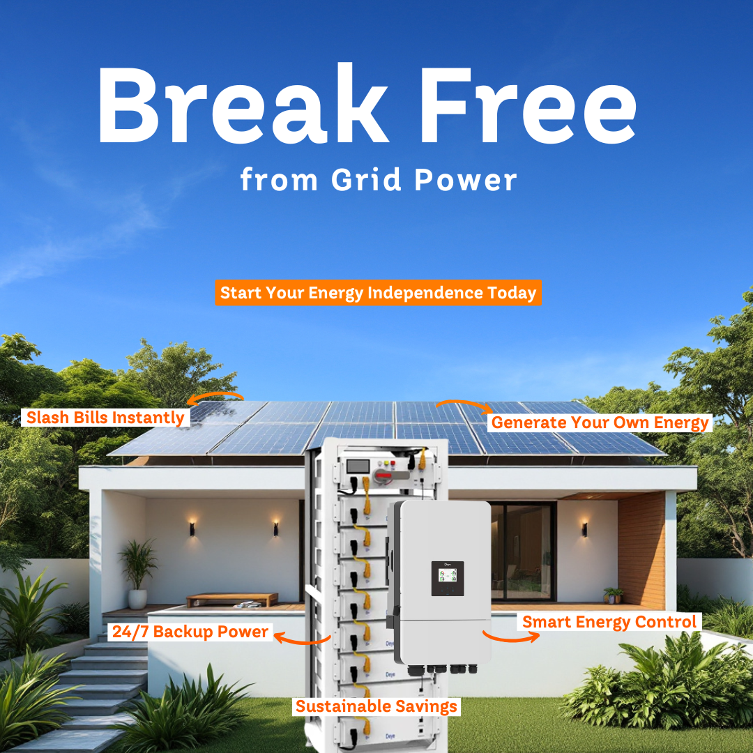Break Free from Grid Power! Start your energy independence today!