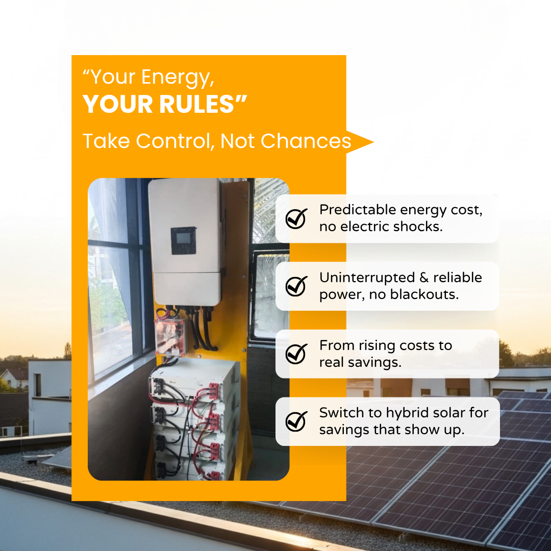 Hybrid Solar Inverter with Li-ion Batteries in Mangalore